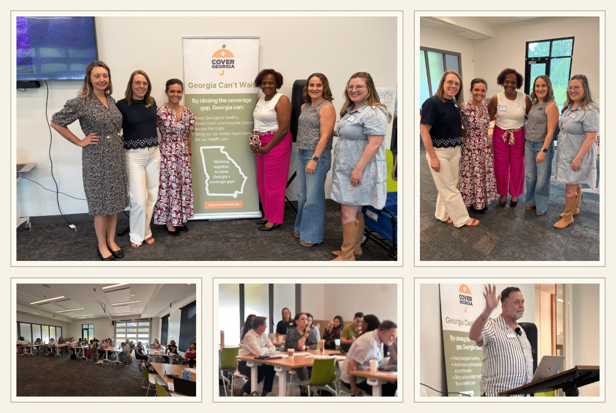 Photos from the August 28 Cover Georgia coalition convening